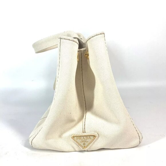PRADA Logo Plate Canapa CANAPA Hand Bag - Picture 2 of 15